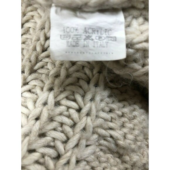 Nasty Gal  sz L cable knit cowl neck box‎ shape sweater pullover - Picture 4 of 9